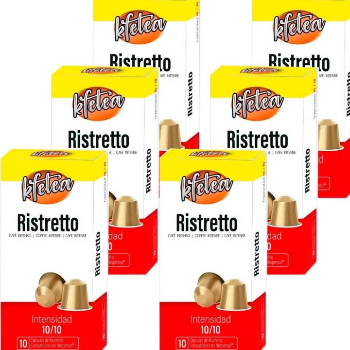 Kfetea Ristretto compatibles Nespresso 60 capsulas Kfetea