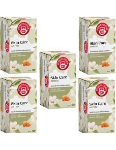 5 Cajas Skin Care Antiox Pompadour 15 infusiones Fuente de Vitamina E y C