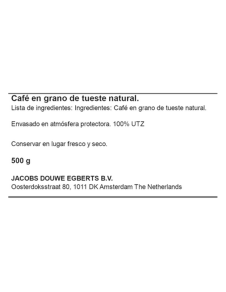 Classique L'or Crema Absolu Café en grano | Pack 4 x 500g |