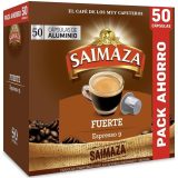 Saimaza Café Fuerte PACK AHORRO 50 cápsulas de aluminio compatibles Nespresso