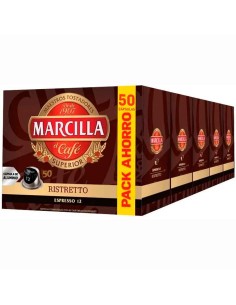 Ristretto Marcilla 5 cajas de 50 cápsulas compatibles Nespresso