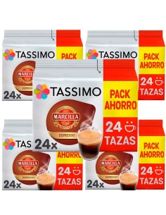 Espresso Marcilla Tassimo 5 cajas  de 24 servicios