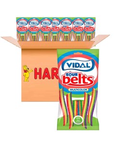 Cintas multicolor Haribo  14 bolsas de 90 gr