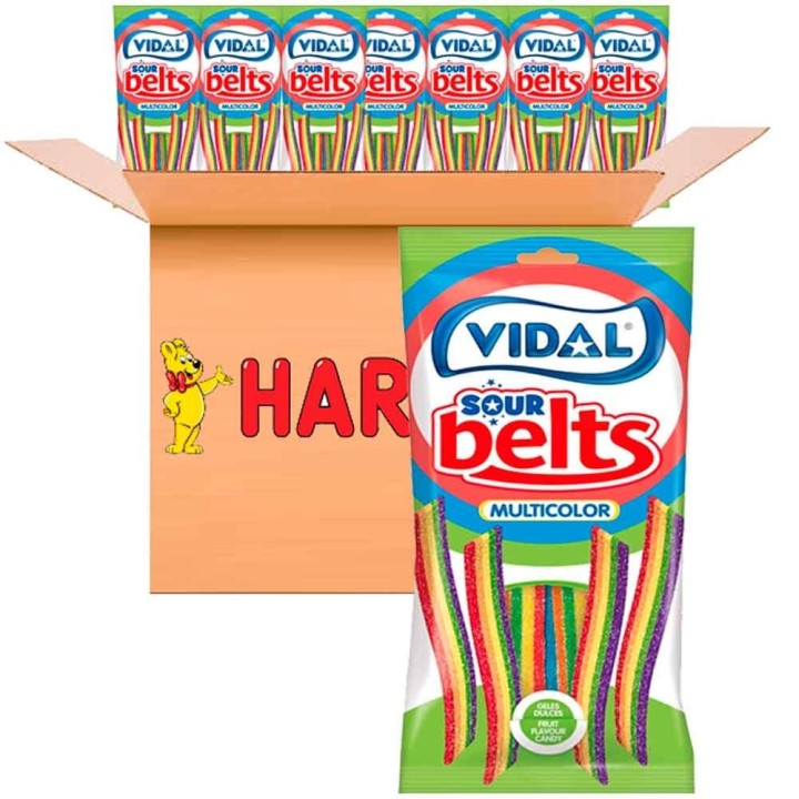 Cintas multicolor Haribo  14 bolsas de 90 gr