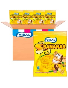 Bananas Vidal  14 bolsas de 90 gr de gomonolas