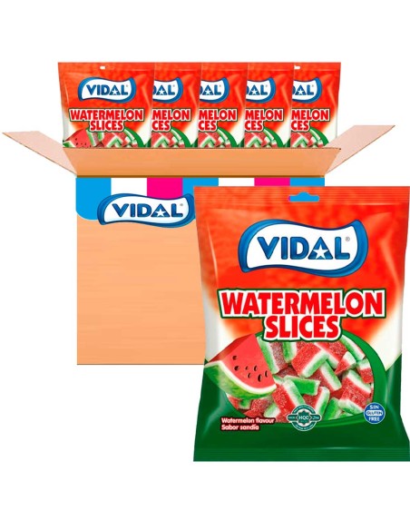 Tajadas Sandia  Vidal  90 gramos caja 14 unidades
