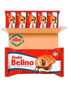 Croissants rellenos de Chocolate Blanco y Negro  Belino  caja de 20 unidades de 60 gr