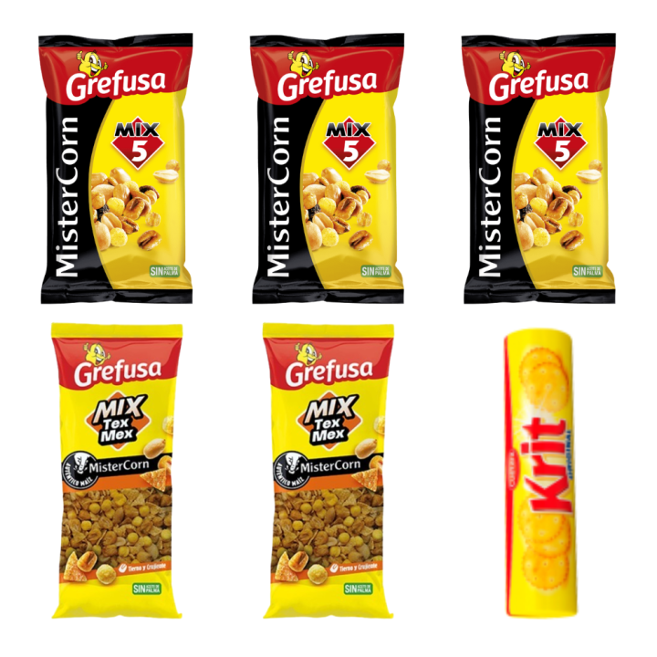 Picoteo Mix - Pack Ahorro de Snacks Variados  24 paquetes