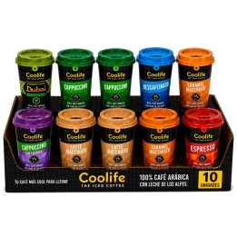 Lote 10 Cappuccino Varios Sabores  Coolife 230 ml RTD