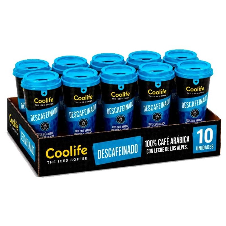 10 Café descafeinado  Coolife 230 ml RTD