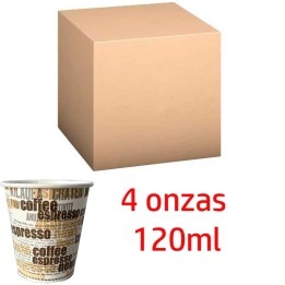 1000 Vasos Desechables 4 Oz 120ml para Café | PuntoCapsula