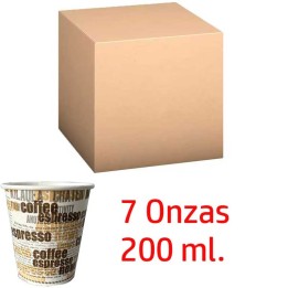 1000 Vasos de un solo uso de 7 onzas - 200 ml