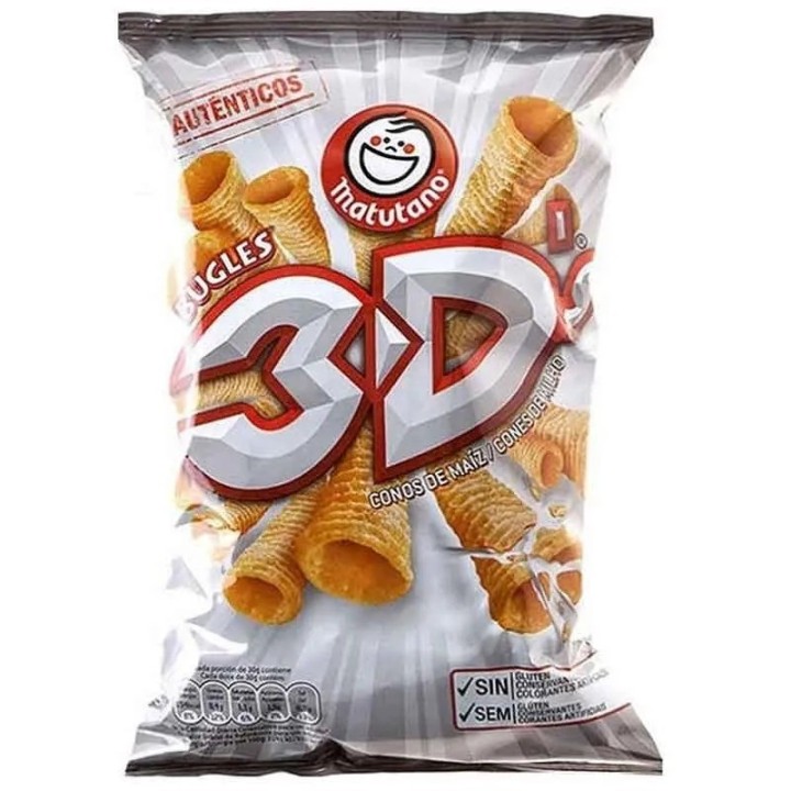 Bugles 3D Matutano 35 gr. 20 paquetes