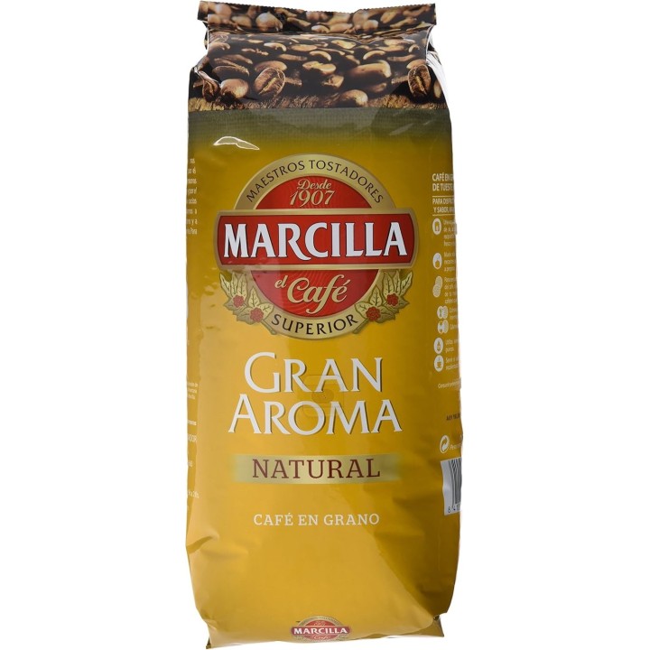 Marcilla Marcilla Gran Aroma Natural 1k – Café en Grano