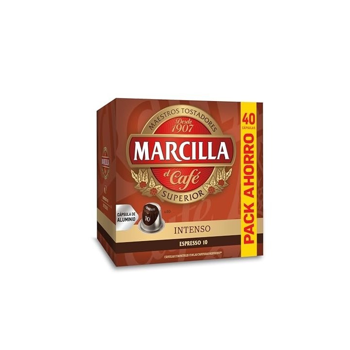 Intenso Marcilla, 40 cápsulas Nespresso®