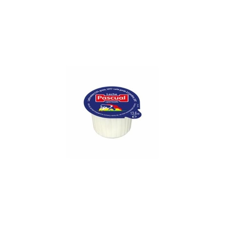 Leche Pascual caja de 150 tarrinas de 13,6 ml