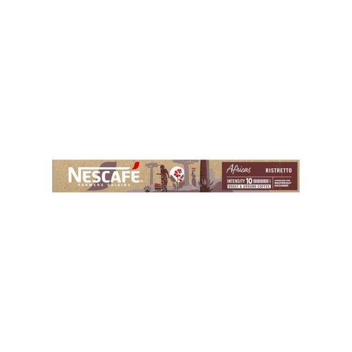 Africas Ristretto Nescafé. 120 cápsulas Nespresso®