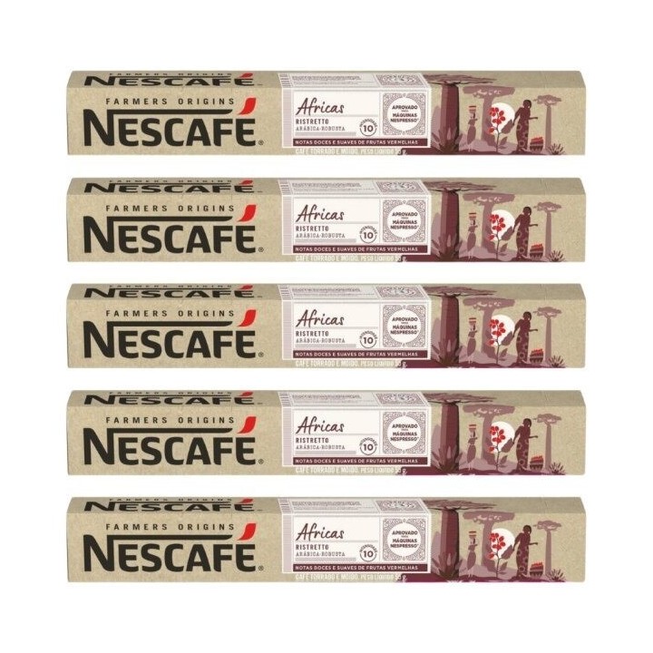 Africas Ristretto Nescafé. 120 cápsulas Nespresso®