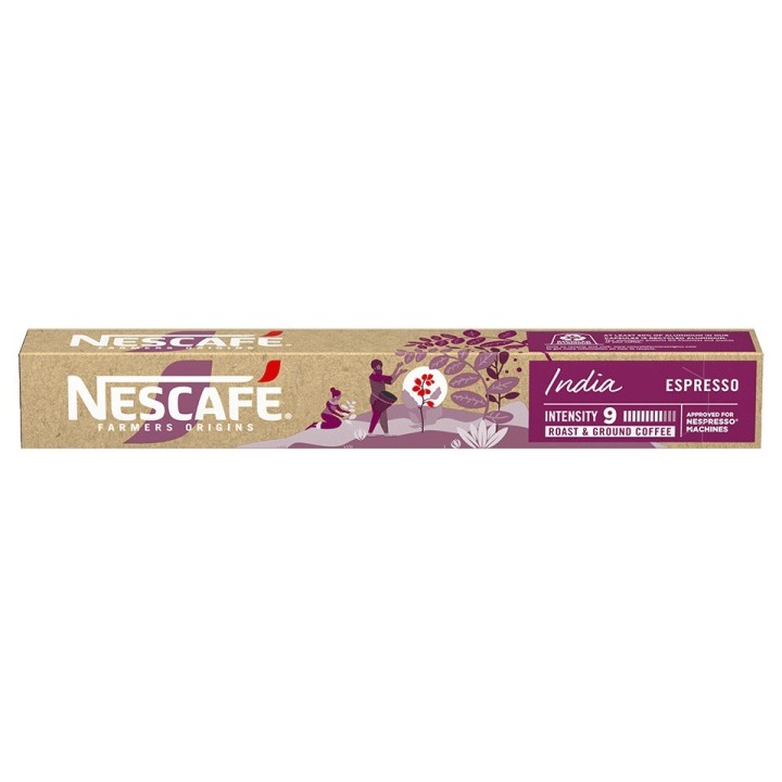 India Espresso Nescafé. 120 cápsulas Nespresso®