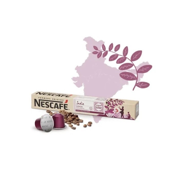 India Espresso Nescafé. 120 cápsulas Nespresso®