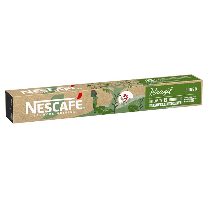 Brazil Lungo Nescafé. 120 cápsulas Nespresso®