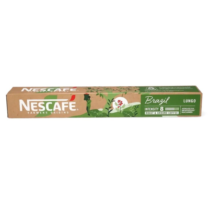 Brazil Lungo Nescafé. 120 cápsulas Nespresso®