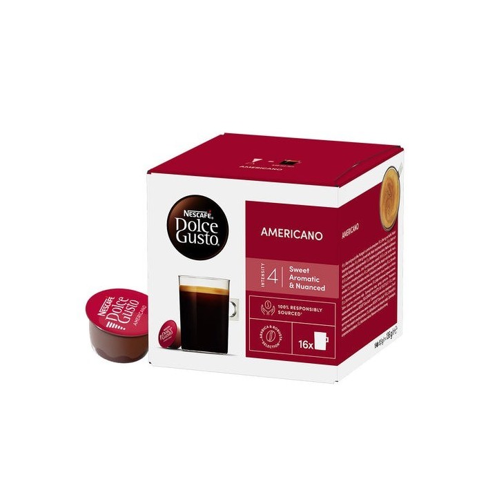 Café Americano 6 cajas de 16 cápsulas Dolce Gusto®