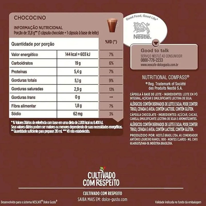 Chococino 48 cápsulas Dolce Gusto®