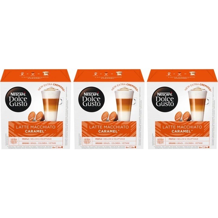 Latte Macchiato Caramel 3 caja 48 cápsulas Dolce Gusto®