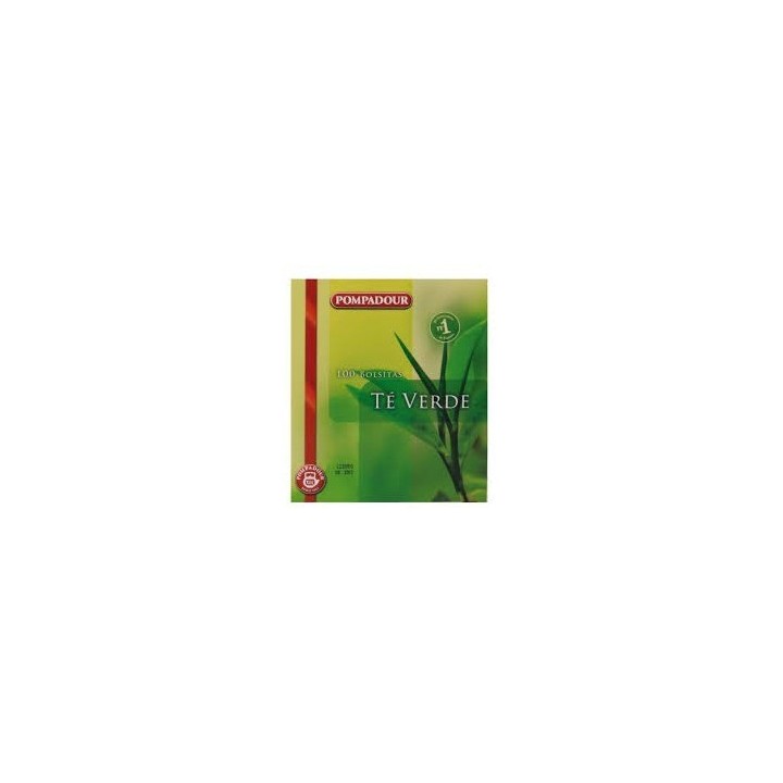 Infusión Té Verde Pompadour 100 Bolsitas Especial Host – ...