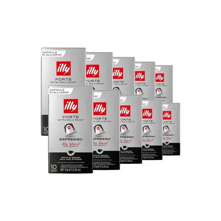 Master espresso forte illy 100 cápsulas Nespresso®