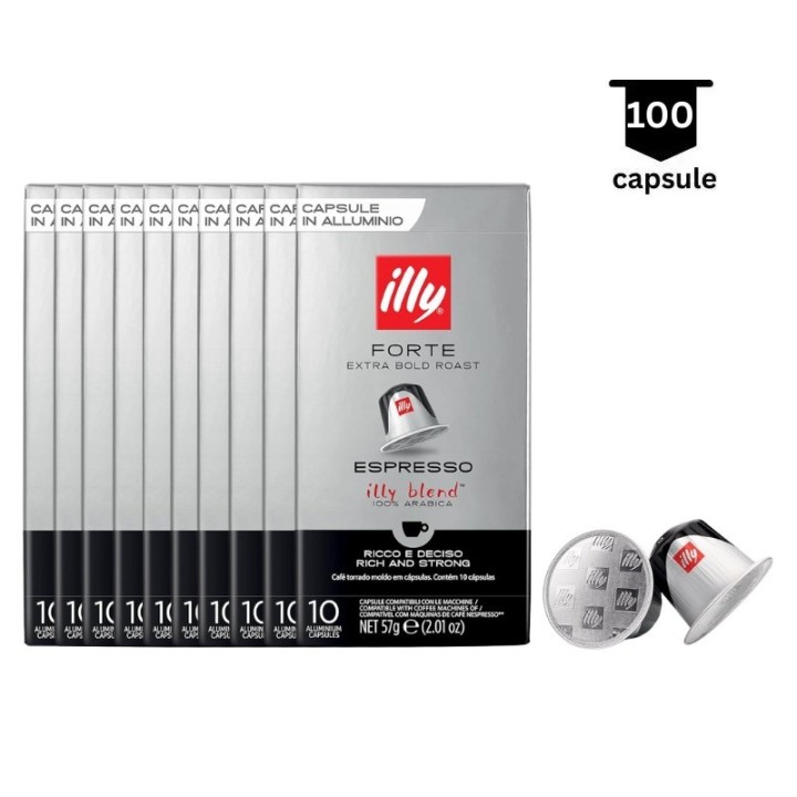 Master espresso forte illy 100 cápsulas Nespresso®