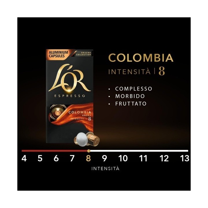Colombia L'or 200 cápsulas Nespresso®