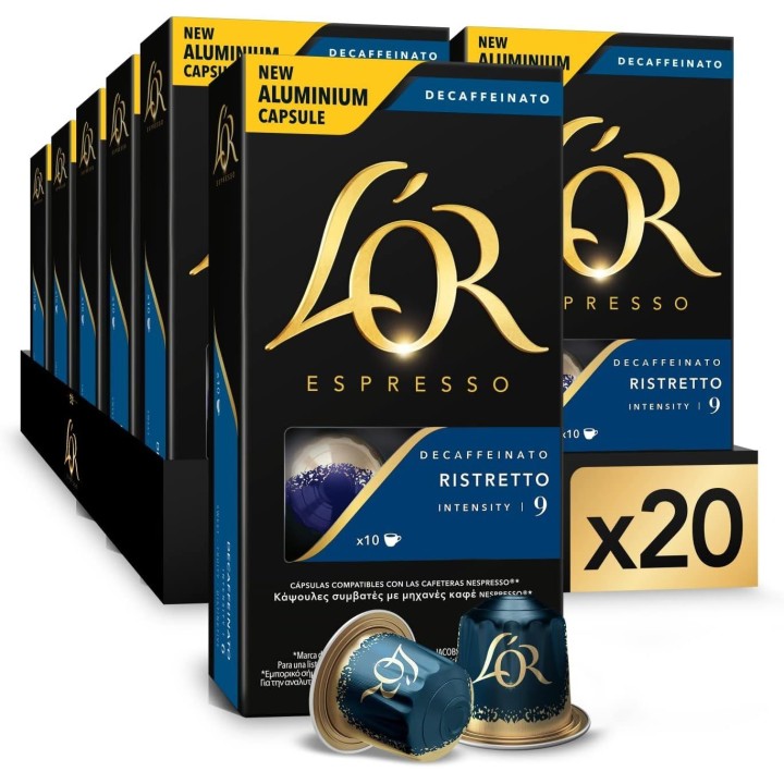 Ristretto Descafeinado L'or 20 200 cápsulas Nespresso®
