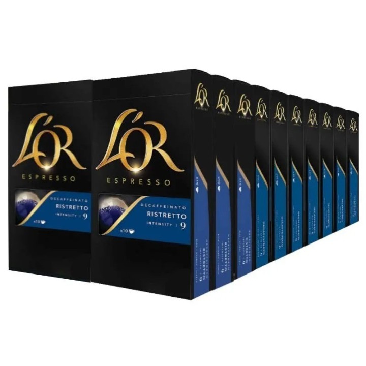 Ristretto Descafeinado L'or 20 200 cápsulas Nespresso®