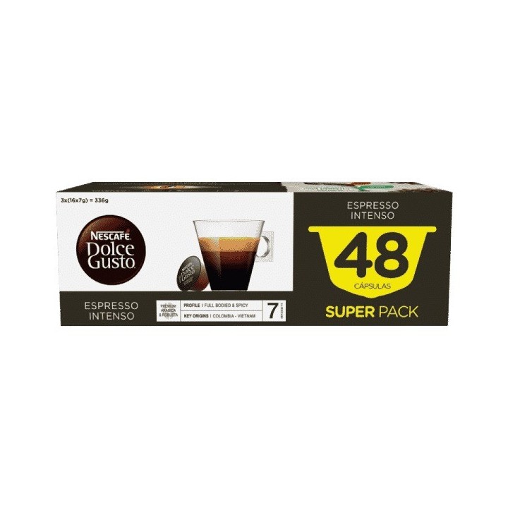 Descafeinado Espresso Intenso 48 cápsulas Dolce Gusto®