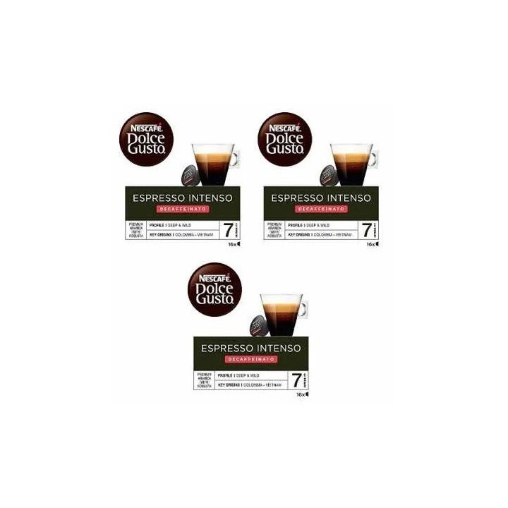 Descafeinado Espresso Intenso 48 cápsulas Dolce Gusto®