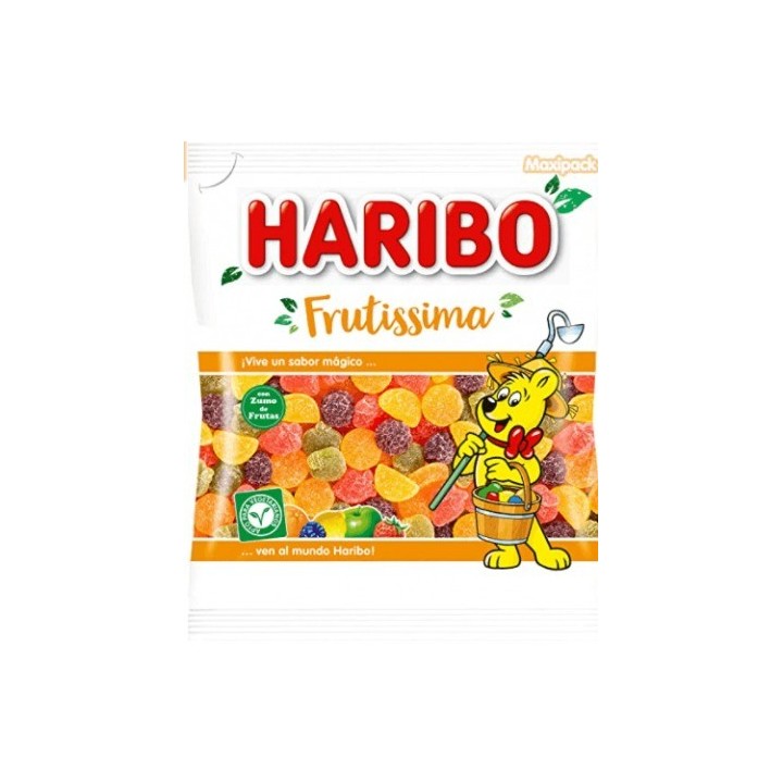 Gominolas Frutissima Veggie de Haribo. Caja de 18 ud x