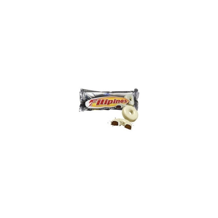 Caja Filipinos chocolate blanco Artiach 67gr, 18 ud