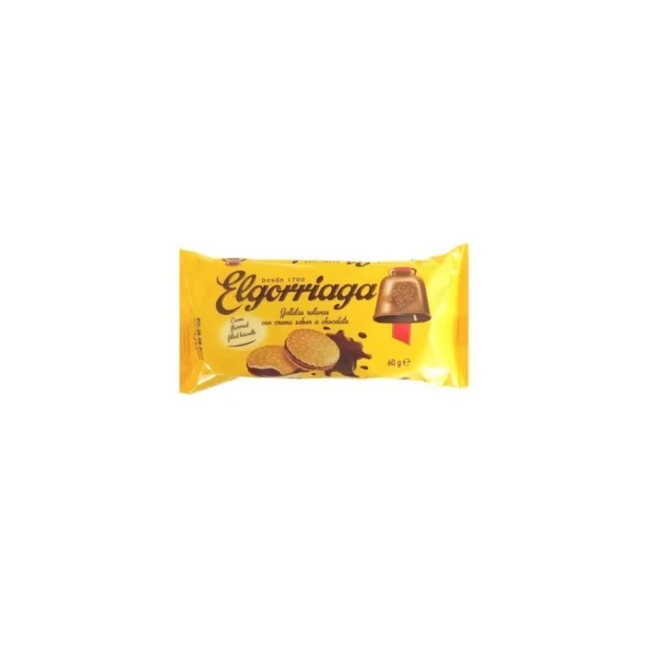 Caja Galletas Chocolate ELGORRIAGA, 18 ud. de 60 gr