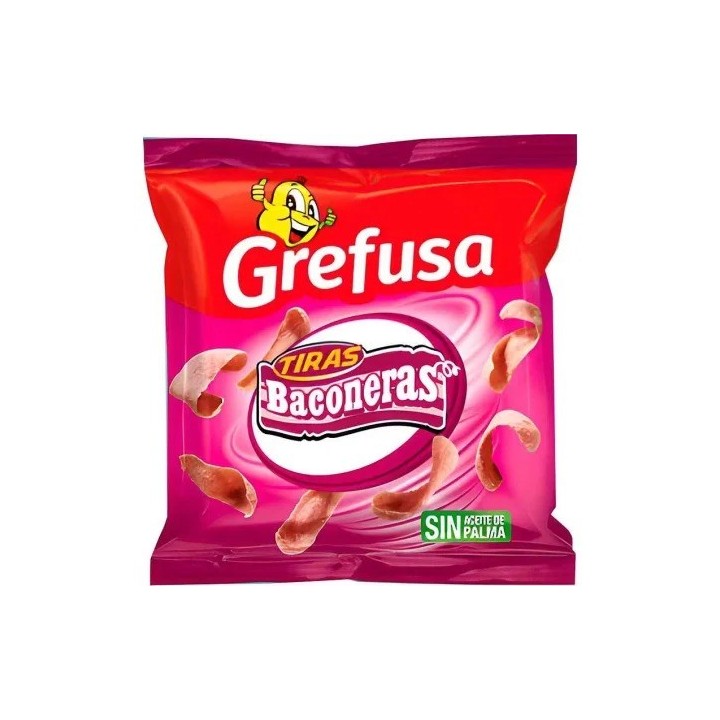 Tiras Baconeras Grefusa caja 30 unidades de 33 gramos