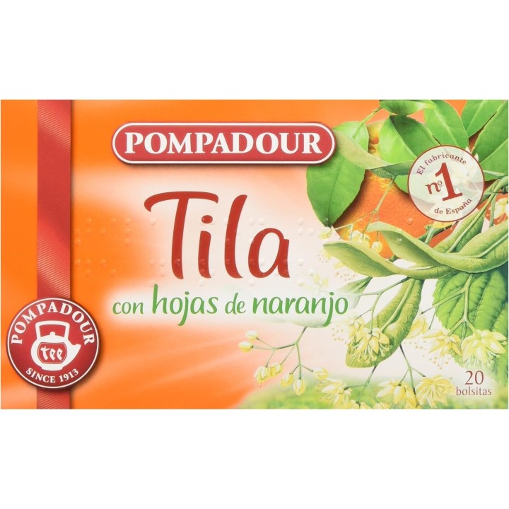 Infusión Tila Pompadour 100 Bolsitas Especial Hosteler – ...