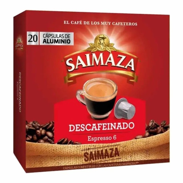 DESCAFEINADO Saimaza 10 cajas 20 cápsulas Nespresso®