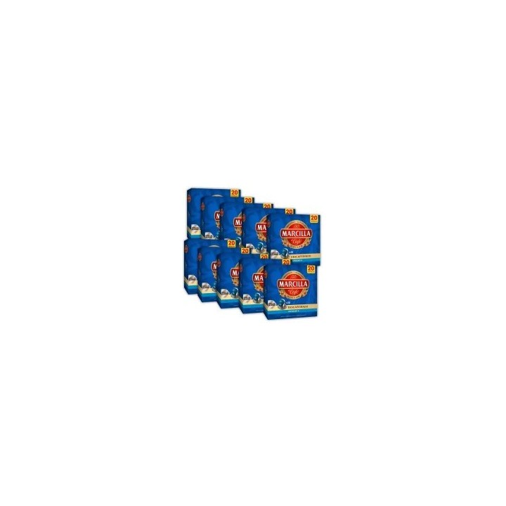 Descafeinado Marcilla 10 cajas 20 cápsulas Nespresso®