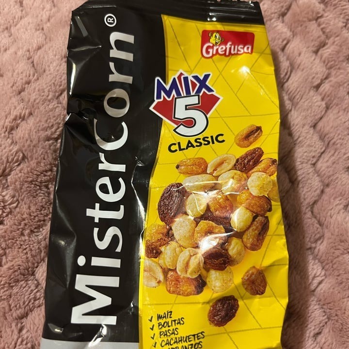 Mister Corn Mix 5 de Grefusa. Caja de 24 unidades de 48