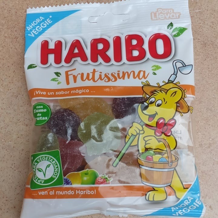 Gominolas Frutissima Veggie de Haribo. Caja de 18 ud x