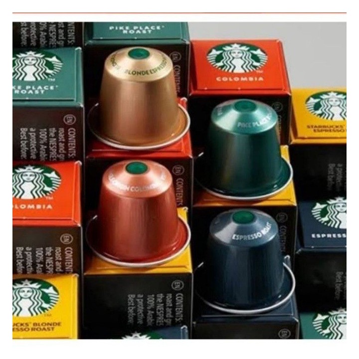 Starbucks Selección 8 tubos 80 cápsulas Nespresso®