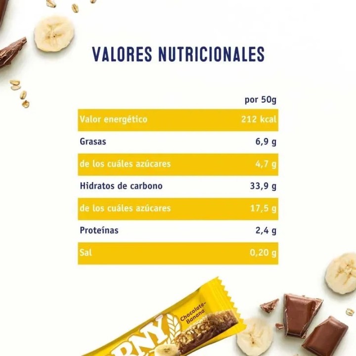 Corny Big Chocolate-Banana caja 24 unidades de 50 gr