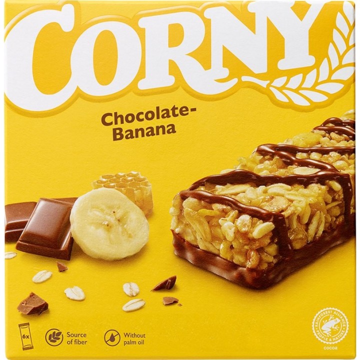 Corny Big Chocolate-Banana caja 24 unidades de 50 gr