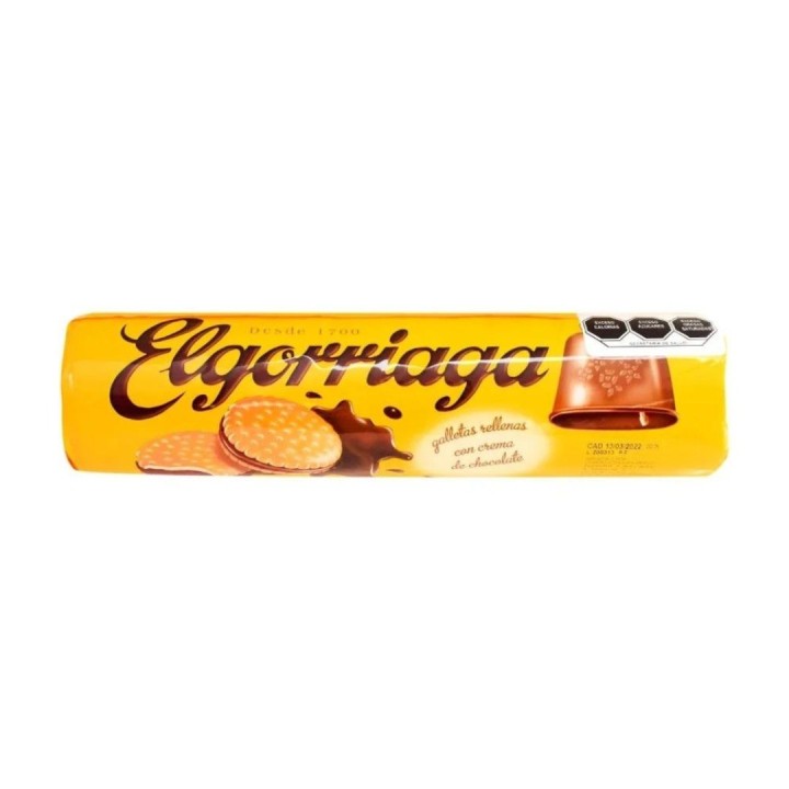 Caja Galletas Chocolate ELGORRIAGA, 18 ud. de 60 gr